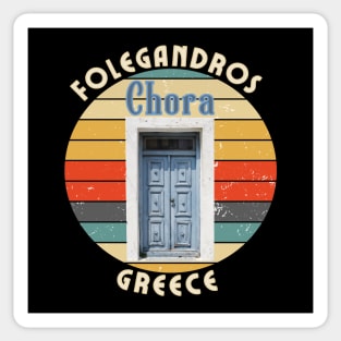 Chora (Folegandros), Greece Light text t-shirts, mugs, gifts, Sticker